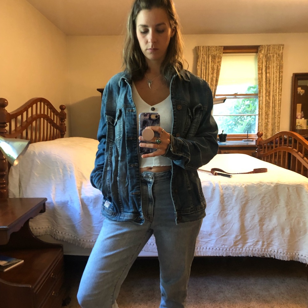 Silver jeans co. Heavy jean jacket.